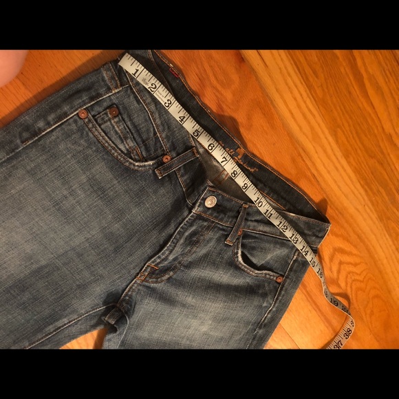 7 For All Mankind Denim Flares - Picture 4 of 6